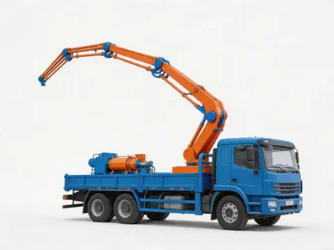 Truck-mounted boom pump
